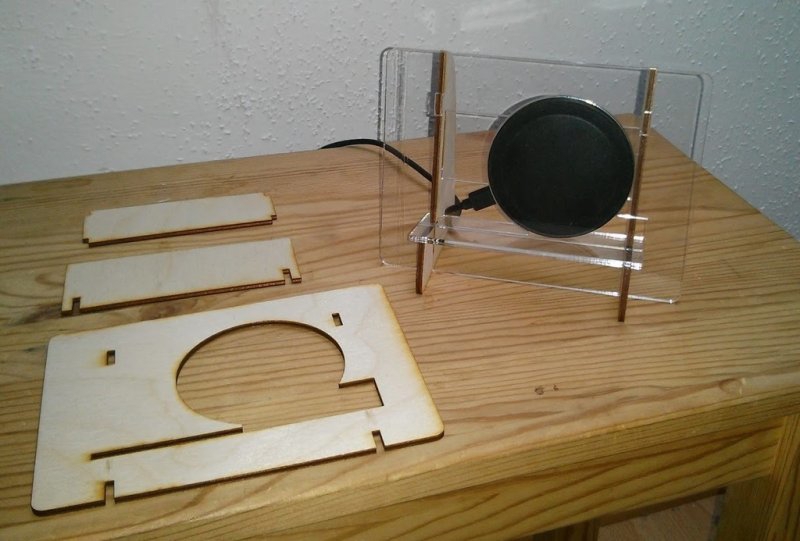طرح میز عسلی مناسب برای استفاده در دستگاه های cnc چوب و cnc لیزر - laser cut nightstand svg file
