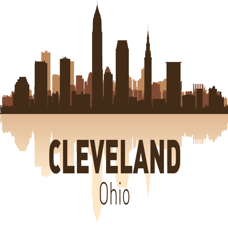 طرح اسکای‌لاین کلیولند مناسب برای استفاده در دستگاه های cnc چوب و cnc لیزر - cleveland skyline cdr file