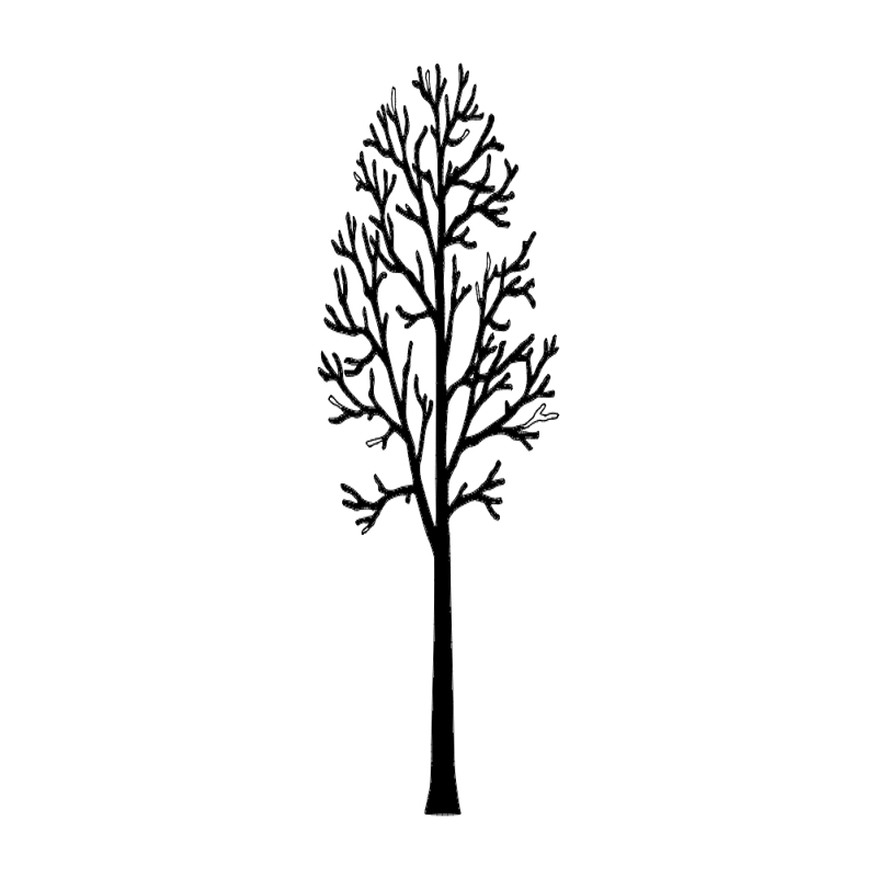 طرح درختان مناسب برای استفاده در دستگاه های cnc چوب و cnc لیزر - trees dxf file