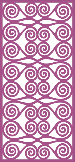طرح پنل وکتور بدون درز شماره ۲۱۰ مناسب برای استفاده در دستگاه های cnc چوب و cnc لیزر - laser cut vector panel seamless 210 cdr file