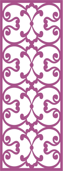 طرح پنل وکتور بدون درز شماره ۲۸۹ مناسب برای استفاده در دستگاه های cnc چوب و cnc لیزر - laser cut vector panel seamless 289 cdr file