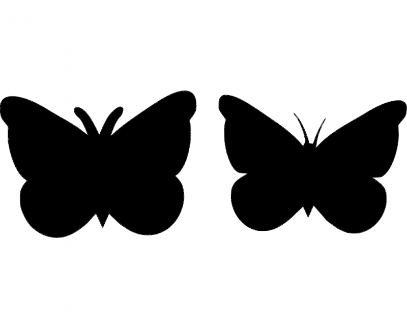 طرح پروانه شماره ۲۹ مناسب برای استفاده در دستگاه های cnc چوب و cnc لیزر - butterfly 29 dxf file