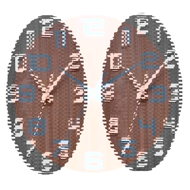 طرح ساعت دیواری شیک مناسب برای استفاده در دستگاه های cnc چوب و cnc لیزر - laser cut stylish wall clock