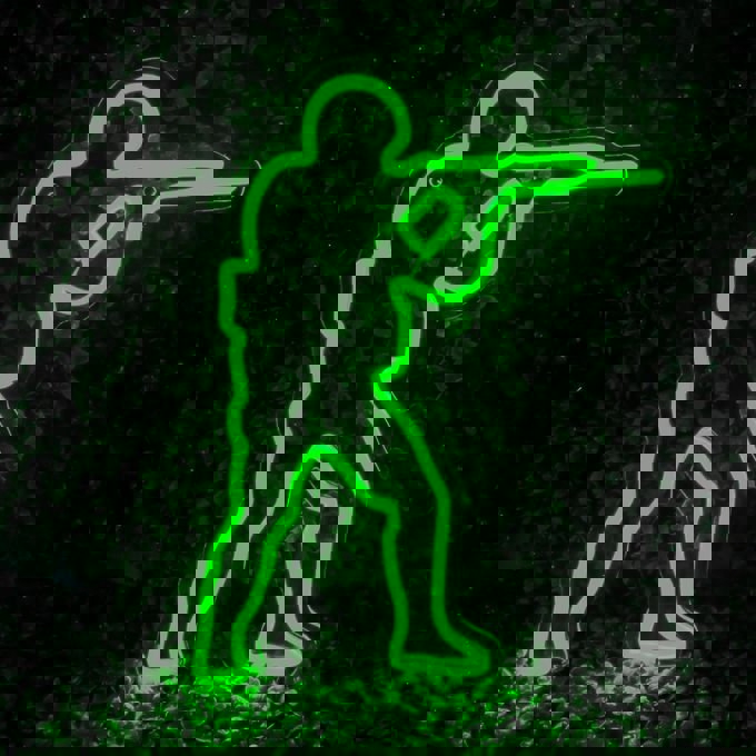 طرح تابلو نئون کانتر استریک csgo برای دکور اتاق گیمر مناسب برای استفاده در دستگاه های cnc چوب و cnc لیزر - laser cut counter strike csgo neon sign for gamer room decor