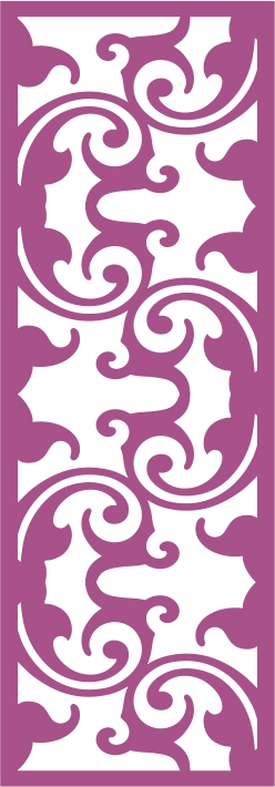 طرح پنل وکتور بدون درز شماره ۱۶۶ مناسب برای استفاده در دستگاه های cnc چوب و cnc لیزر - laser cut vector panel seamless 166 cdr file