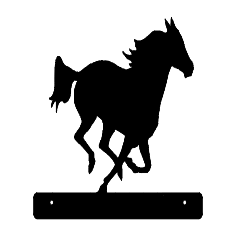 طرح بشقاب دویدن اسب مناسب برای استفاده در دستگاه های cnc چوب و cnc لیزر - horse running plate dxf file
