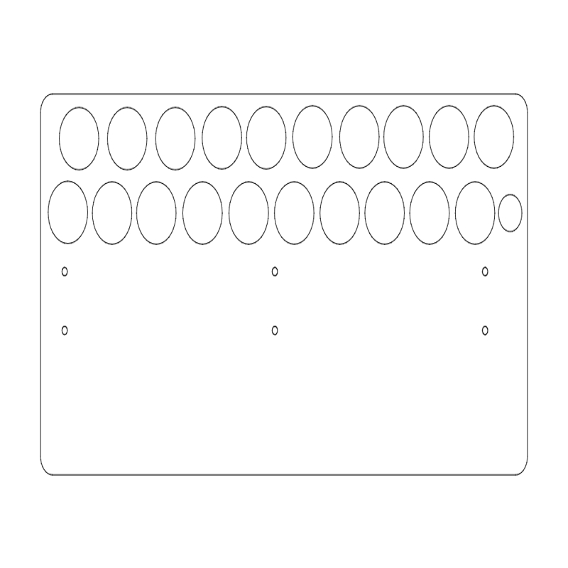 طرح نگهدارنده قوطی رنگ مناسب برای استفاده در دستگاه های cnc چوب و cnc لیزر - paintcan holder dxf file