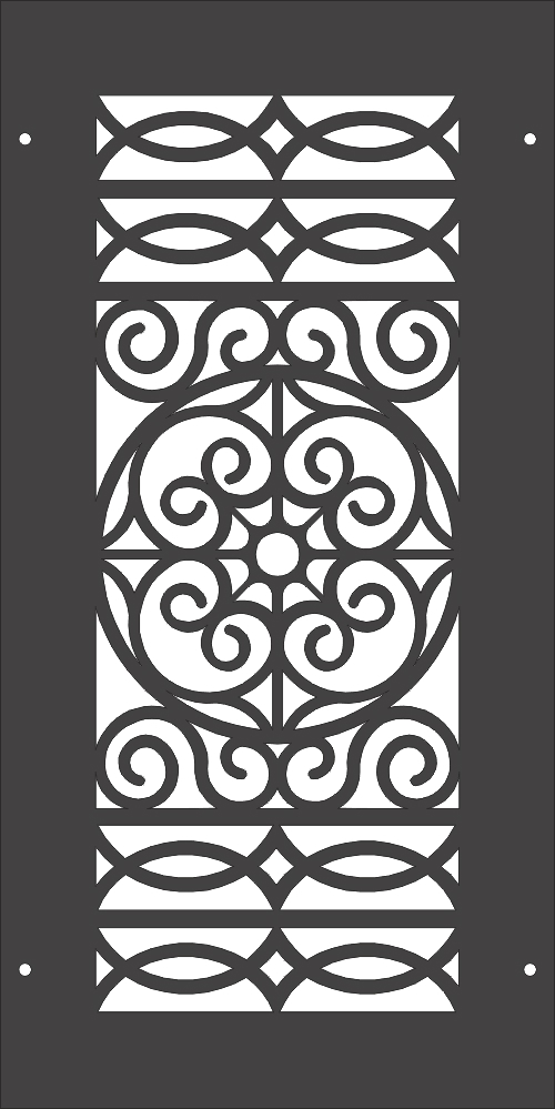 طرح کلاسیک یکپارچه مناسب برای استفاده در دستگاه های cnc چوب و cnc لیزر - seamless classic pattern dxf file