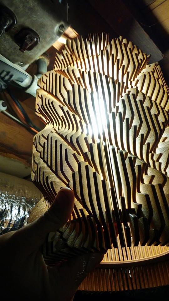 طرح لامپ لاوا ۳ با قطر ۴ میلی‌متر مناسب برای استفاده در دستگاه های cnc چوب و cnc لیزر - lamp lava 3 4mm cdr file