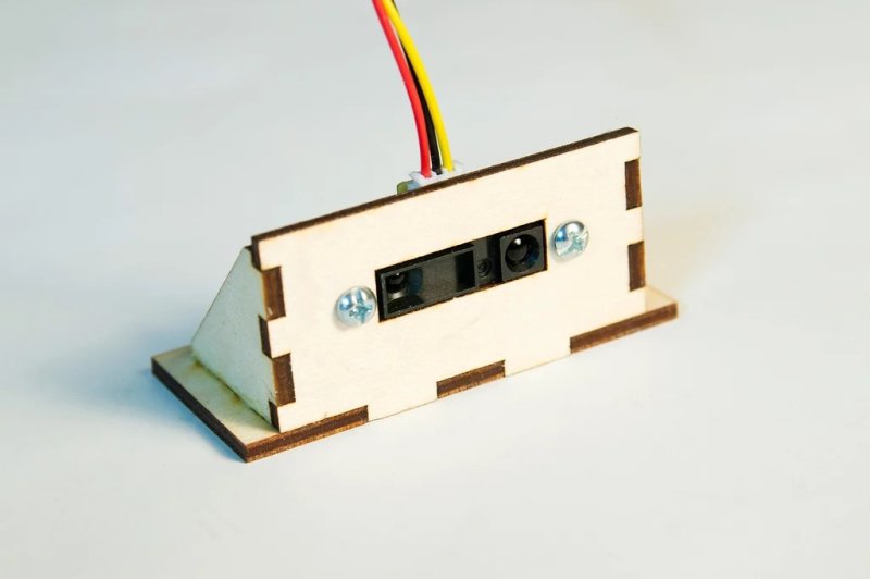 طرح نصب سنسور مادون قرمز مناسب برای استفاده در دستگاه های cnc چوب و cnc لیزر - laser cut ir sensor mount