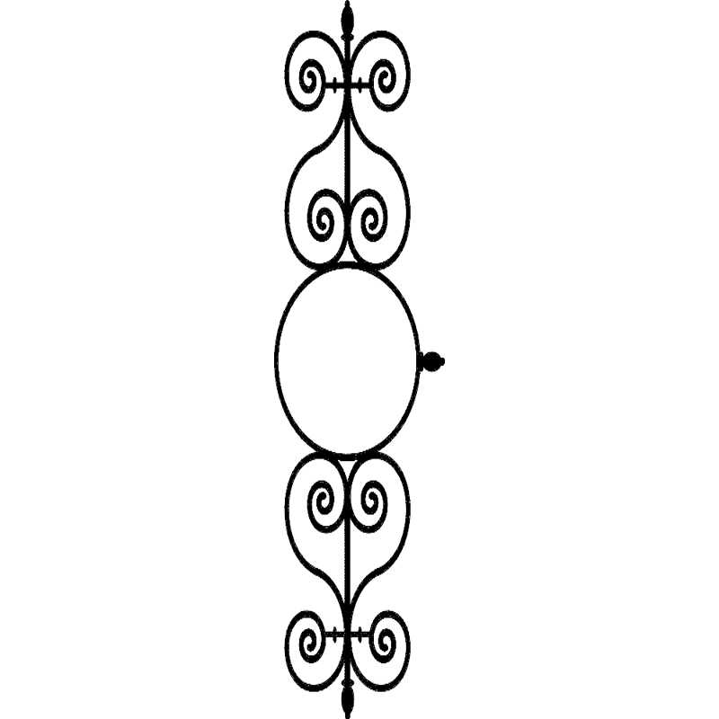 طرح آهن کاری مناسب برای استفاده در دستگاه های cnc چوب و cnc لیزر - ironwork pattern dxf file