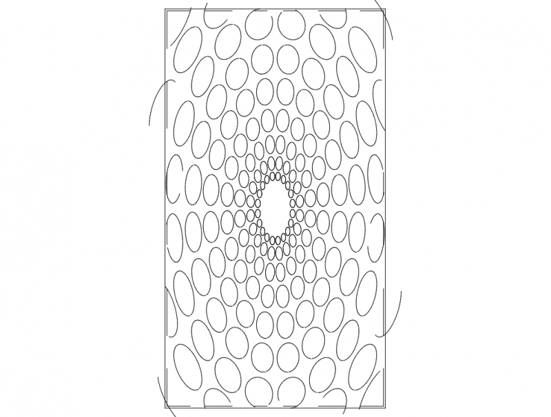 طرح hak 3d yuvarlak1 seperat r مناسب برای استفاده در دستگاه های cnc چوب و cnc لیزر - hak 3d yuvarlak1 seperat r dxf file