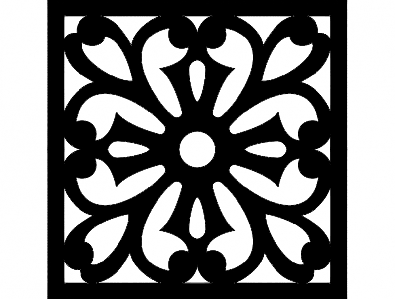 طرح فایل طراحی ۰۰۰۵ مناسب برای استفاده در دستگاه های cnc چوب و cnc لیزر - design fil 0005 dxf file