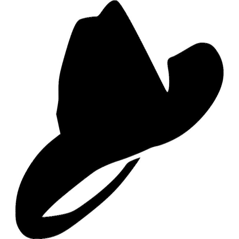 طرح کلاه کابویی مناسب برای استفاده در دستگاه های cnc چوب و cnc لیزر - cowboy hat dxf file