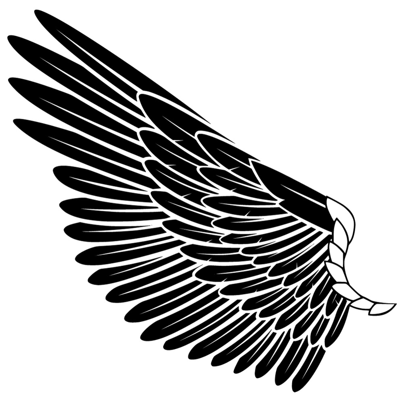 طرح بال‌ها مناسب برای استفاده در دستگاه های cnc چوب و cnc لیزر - wings svg file
