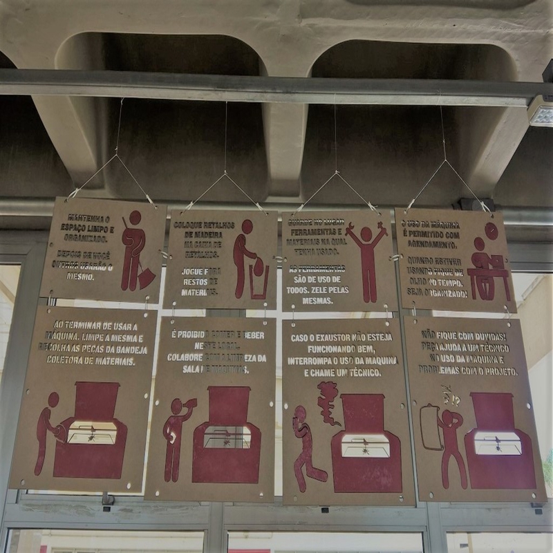 طرح بردهای اطلاعاتی مناسب برای استفاده در دستگاه های cnc چوب و cnc لیزر - laser cutter information boards dxf file