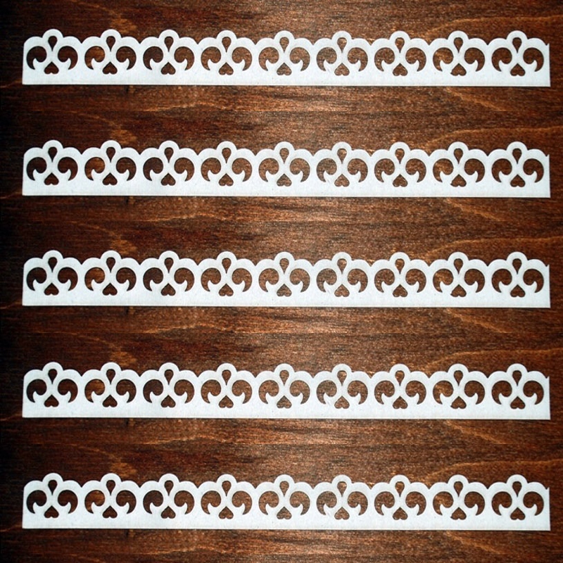 طرح حاشیه چوبی تزئینی مناسب برای استفاده در دستگاه های cnc چوب و cnc لیزر - laser cut decorative wooden border cdr file