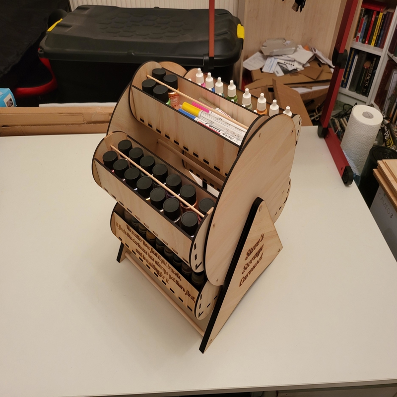 طرح چرخ و فلک مناسب برای استفاده در دستگاه های cnc چوب و cnc لیزر - laser cut storage carousel dxf file