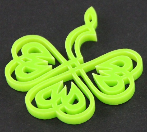 طرح شبدر سلتیک مناسب برای استفاده در دستگاه های cnc چوب و cnc لیزر - laser cut celtic clover svg file