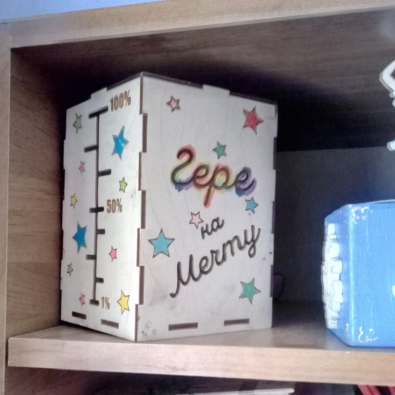 طرح جعبه پول چوبی بانک پس انداز مناسب برای استفاده در دستگاه های cnc چوب و cnc لیزر - laser cut wooden money box savings bank cdr file