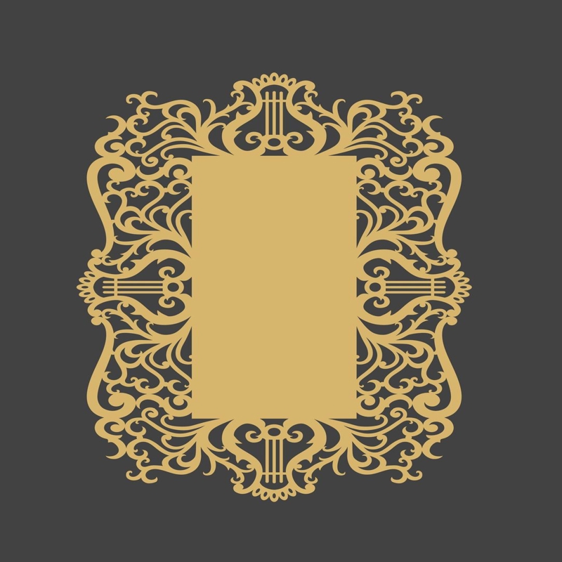 طرح کارت ویزیت فروشگاهی مناسب برای استفاده در دستگاه های cnc چوب و cnc لیزر - decorative holiday card laser cutting template cdr file