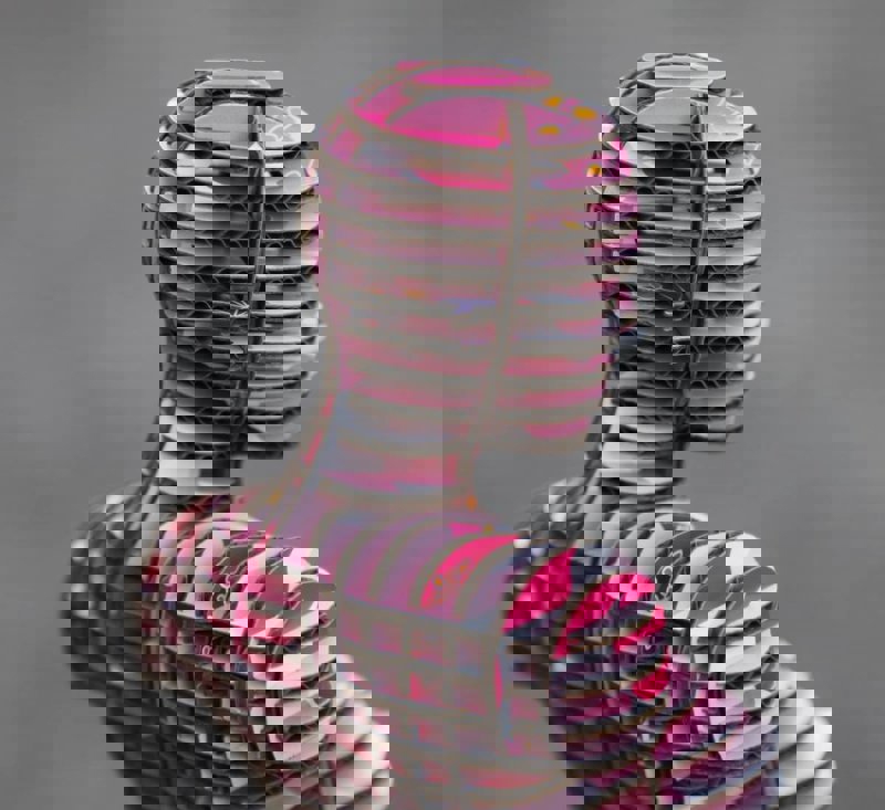 طرح پازل سه بعدی زنانه مناسب برای استفاده در دستگاه های cnc چوب و cnc لیزر - laser cut 3d puzzle female