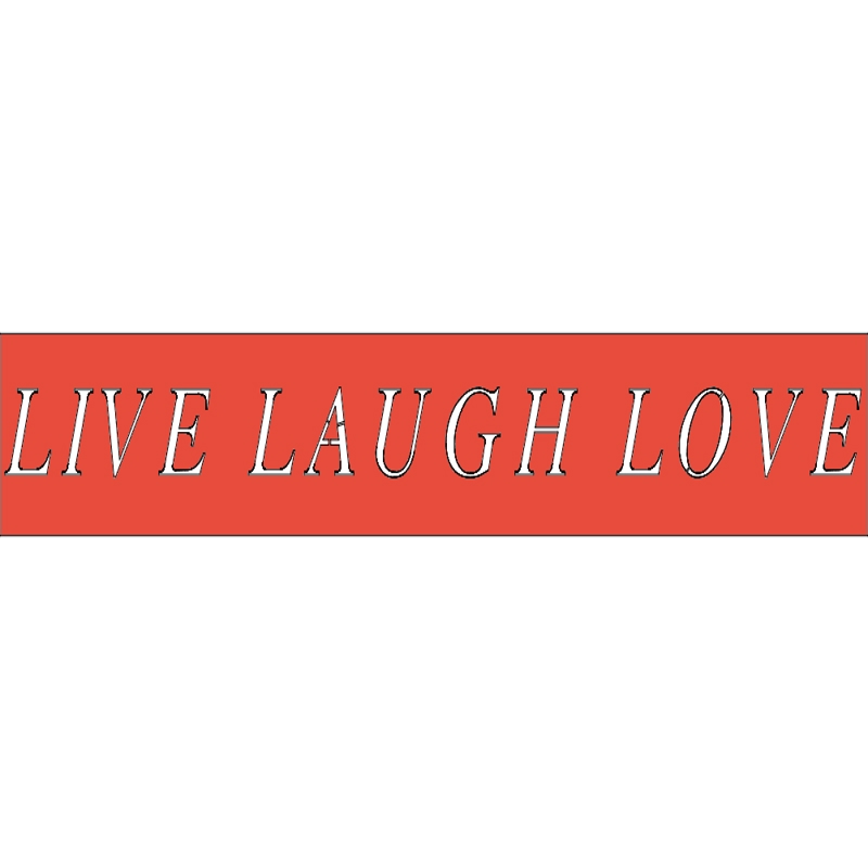 طرح خنده عاشقانه مناسب برای استفاده در دستگاه های cnc چوب و cnc لیزر - live laugh love dxf file
