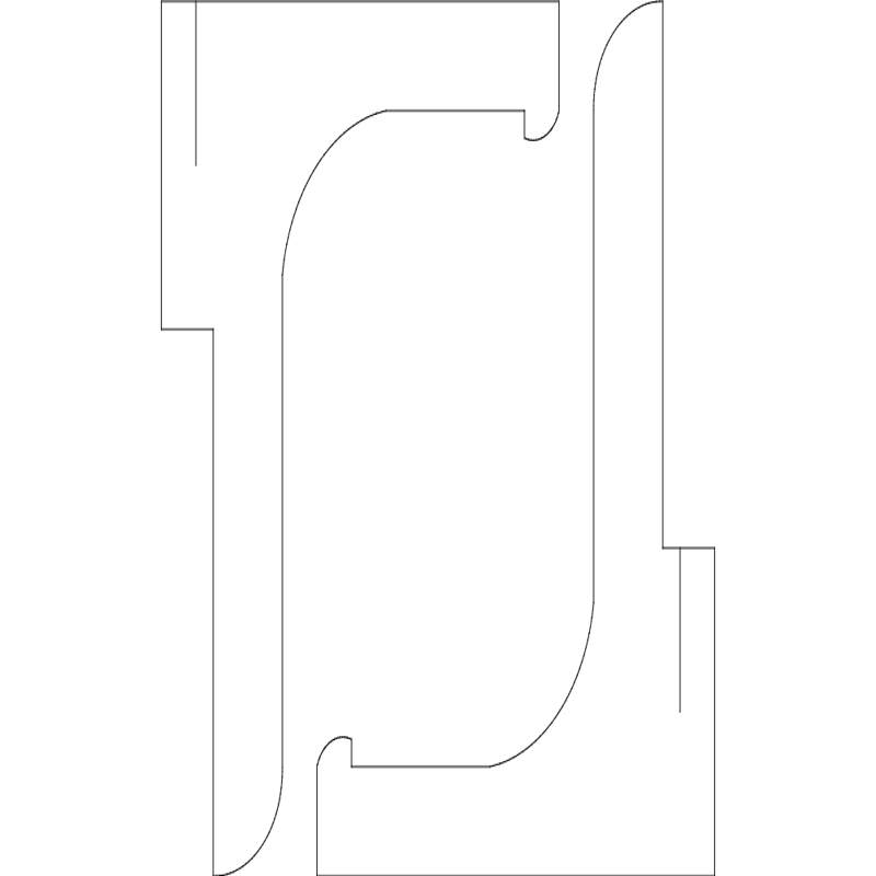 طرح پایه عکس مناسب برای استفاده در دستگاه های cnc چوب و cnc لیزر - picture stand dxf file