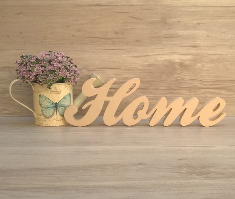 طرح تابلو چوبی برای ورودی منزل مناسب برای استفاده در دستگاه های cnc چوب و cnc لیزر - laser cut wooden home sign entryway decor
