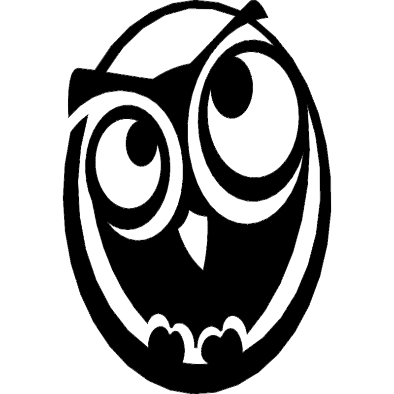 طرح جغد مناسب برای استفاده در دستگاه های cnc چوب و cnc لیزر - the owl dxf file