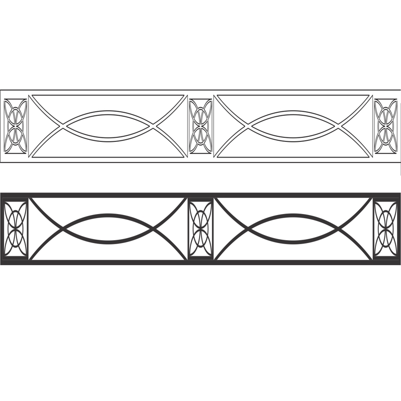 طرح تزیین دیوار مناسب برای استفاده در دستگاه های cnc چوب و cnc لیزر - wall decor cdr file