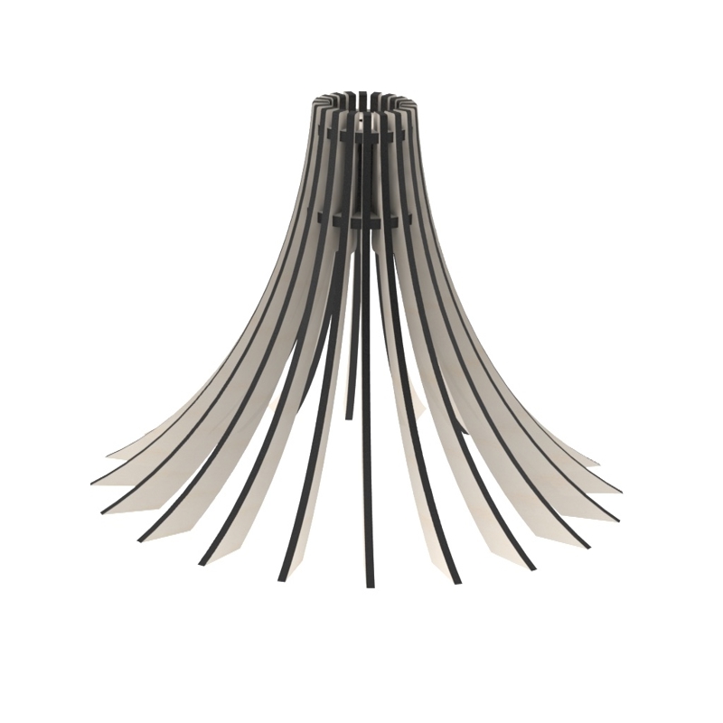 طرح شماره 6 لامپ مناسب برای استفاده در دستگاه های cnc چوب و cnc لیزر - laser cut lamp 6 cdr file