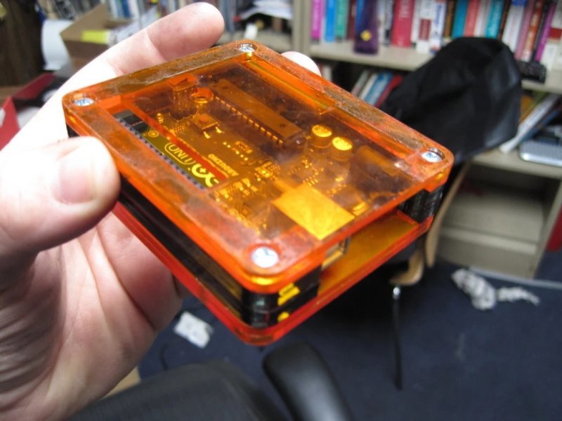 طرح قاب سخت آردوینو مناسب برای استفاده در دستگاه های cnc چوب و cnc لیزر - laser cut arduino hardcase