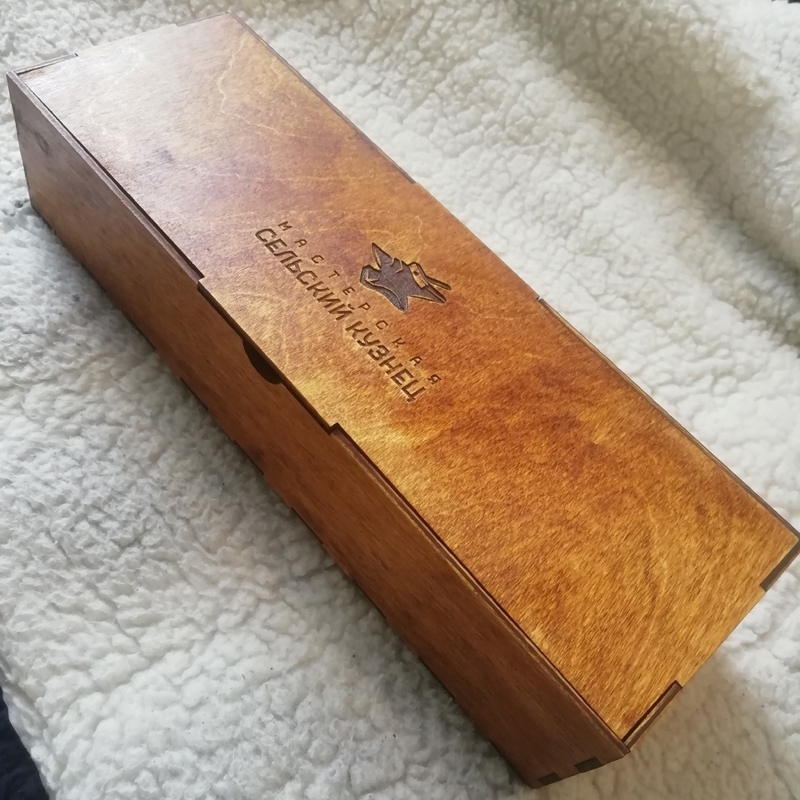 طرح جعبه چاقو 320x100x70 میلی‌متر تخته سه لا 3 میلی‌متری مناسب برای استفاده در دستگاه های cnc چوب و cnc لیزر - laser cut knife box 320x100x70mm plywood 3mm cdr file