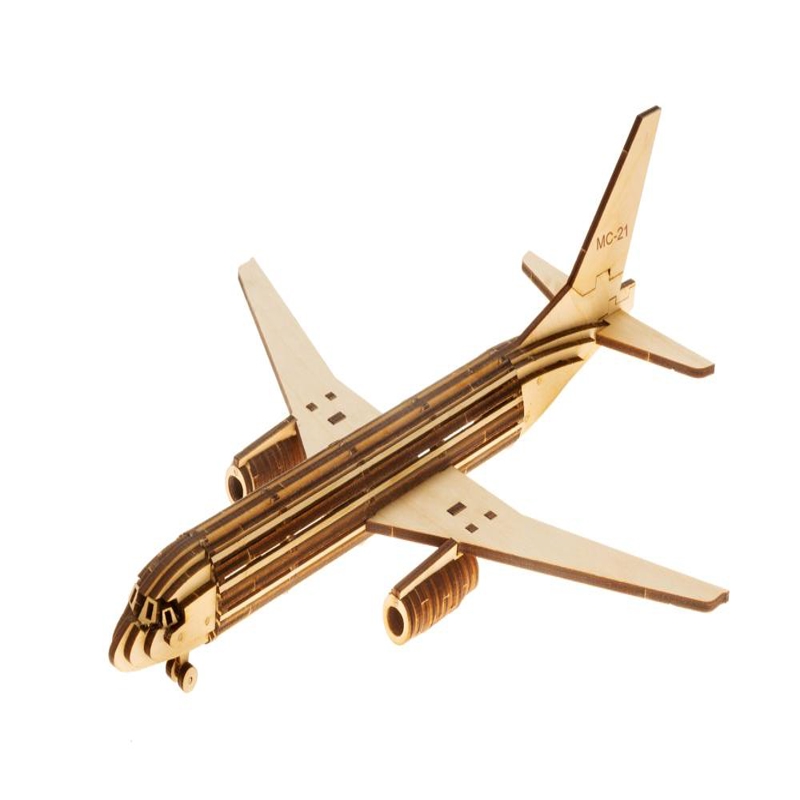 طرح هواپیمای ایرکوت ms21 مناسب برای استفاده در دستگاه های cnc چوب و cnc لیزر - laser cut irkut ms21 airliner template cdr file