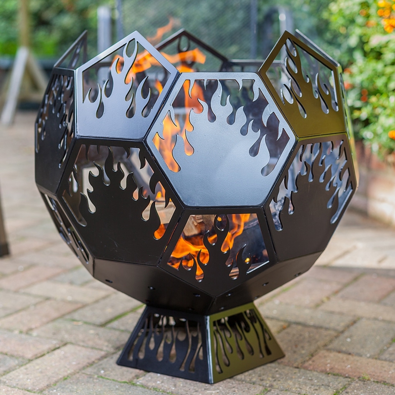 طرح گودال آتش پلاسما مناسب برای استفاده در دستگاه های cnc چوب و cnc لیزر - bonfire pit plasma laser cut vector cdr file