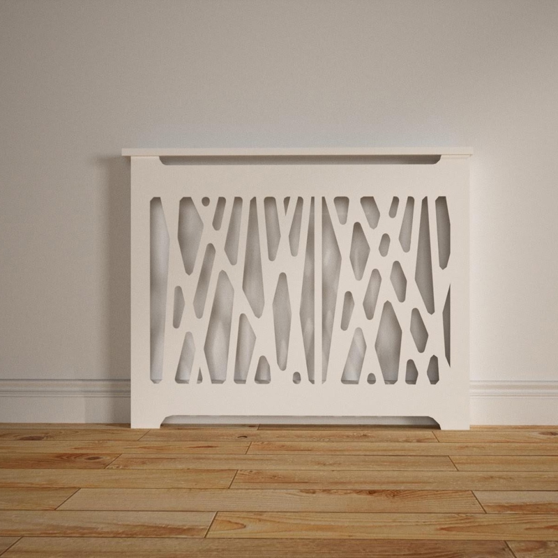 طرح کاور رادیاتور تزئینی مشبک مناسب برای استفاده در دستگاه های cnc چوب و cnc لیزر - laser cut decorative radiator cover grille cdr file