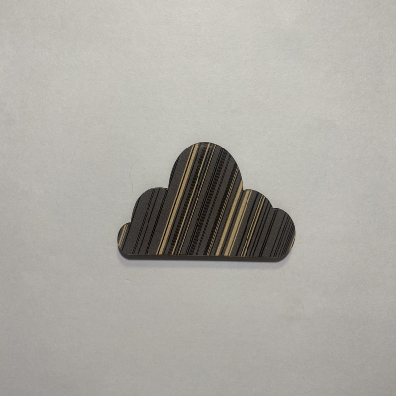 طرح برش چوب با فرمت کورل برای لیزر برش مناسب برای استفاده در دستگاه های cnc چوب و cnc لیزر - laser cut cloud shape unfinished wood cutout cdr file