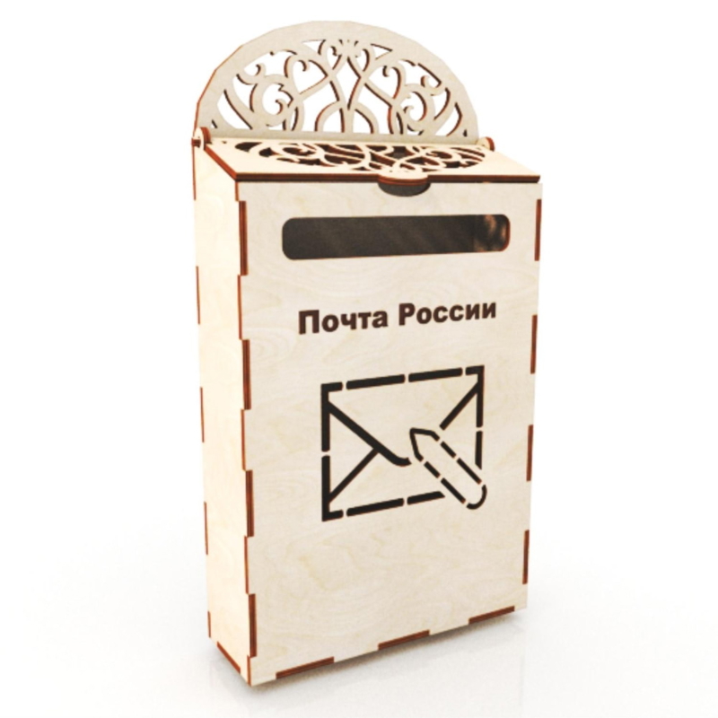 طرح صندوق پستی مناسب برای استفاده در دستگاه های cnc چوب و cnc لیزر - post box dxf file