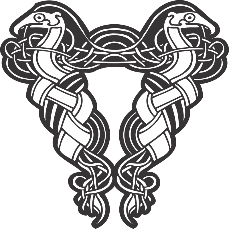 طرح و الگوی تزئینات سلتیک مناسب برای استفاده در دستگاه های cnc چوب و cnc لیزر - celtic ornament pattern cdr file