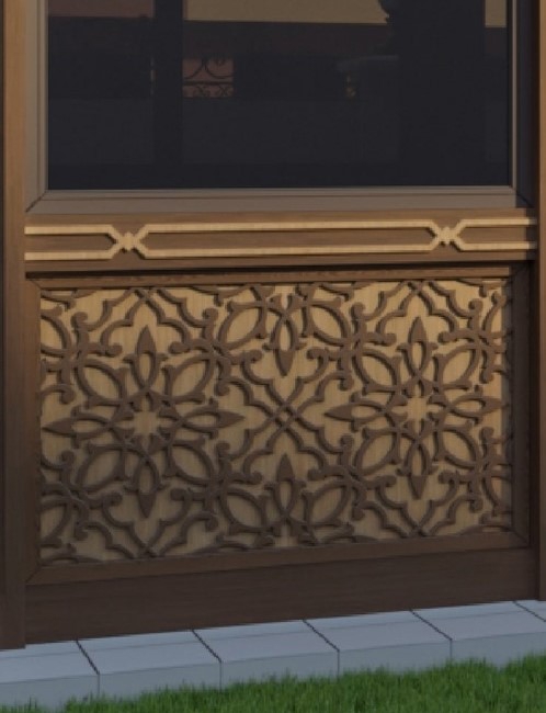 طرح مشبک دکور دیوار مناسب برای استفاده در دستگاه های cnc چوب و cnc لیزر - laser cut lattice pattern wall decor cdr file