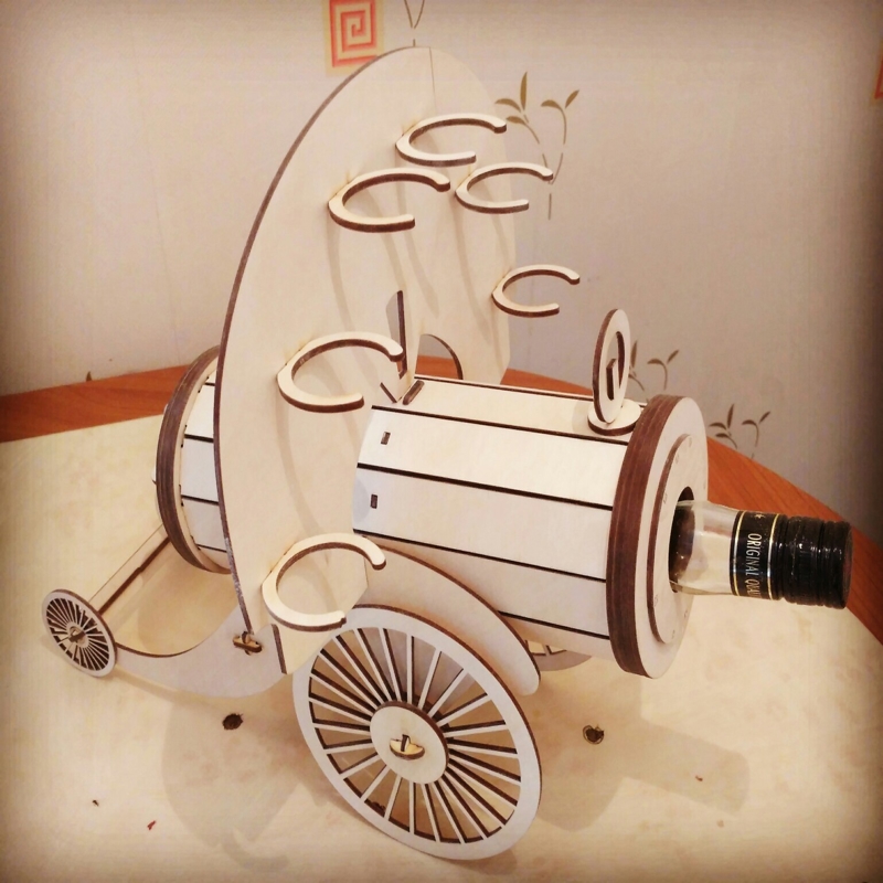 طرح مسلسل کوچک مناسب برای استفاده در دستگاه های cnc چوب و cnc لیزر - laser cut machine gun mini bar cdr file
