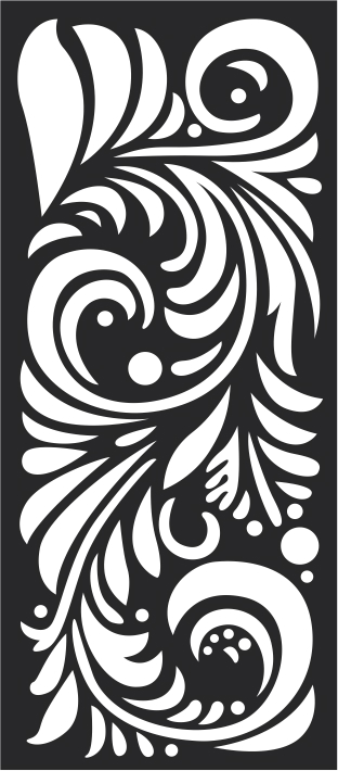 طرح گل بدون درز قدیمی مناسب برای استفاده در دستگاه های cnc چوب و cnc لیزر - vintage seamless floral pattern cdr file