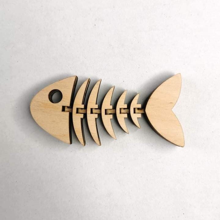 طرح ماهی و حیوانات انعطاف پذیر مناسب برای استفاده در دستگاه های cnc چوب و cnc لیزر - laser cut fish flexible animals cdr file