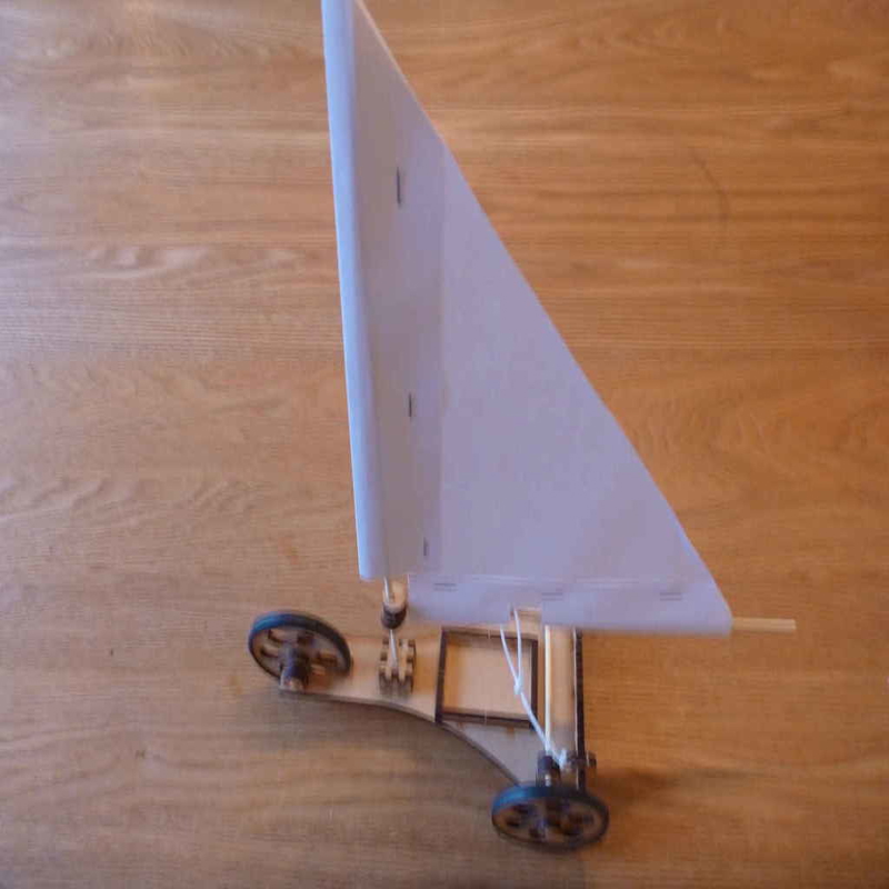 طرح قایق تفریحی ساحلی مناسب برای استفاده در دستگاه های cnc چوب و cnc لیزر - laser cut land yacht dxf file