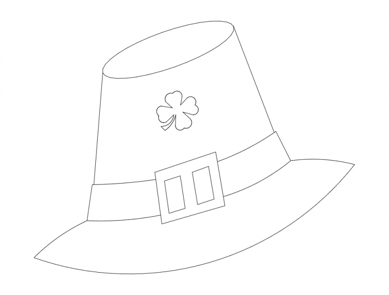 طرح کلاه لپرکان مناسب برای استفاده در دستگاه های cnc چوب و cnc لیزر - leprechaun hat dxf file