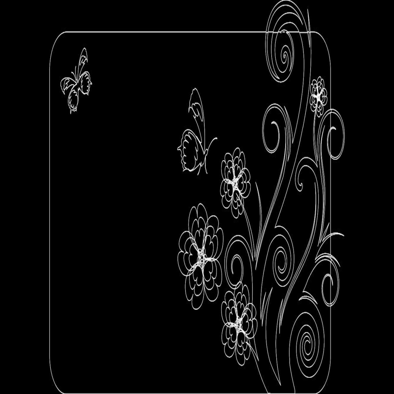 طرح 0073 مناسب برای استفاده در دستگاه های cnc چوب و cnc لیزر - design 0073 dxf file