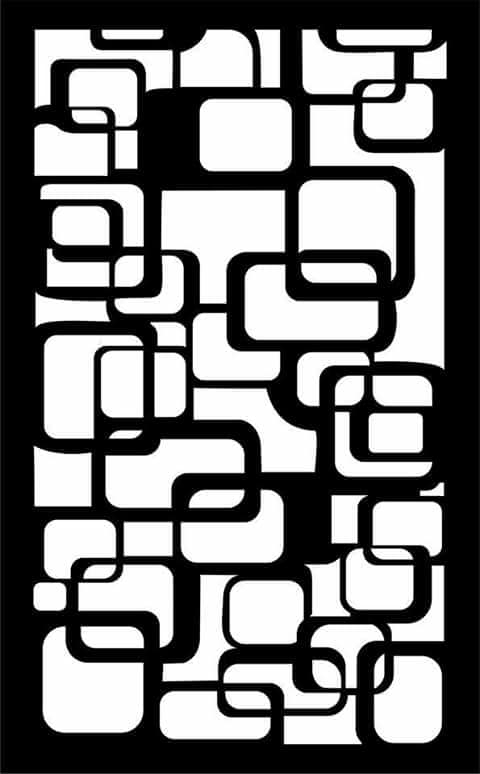 طرح جداکننده دیوار شماره ۵۷ مناسب برای استفاده در دستگاه های cnc چوب و cnc لیزر - wall separator pattern 57 dxf file