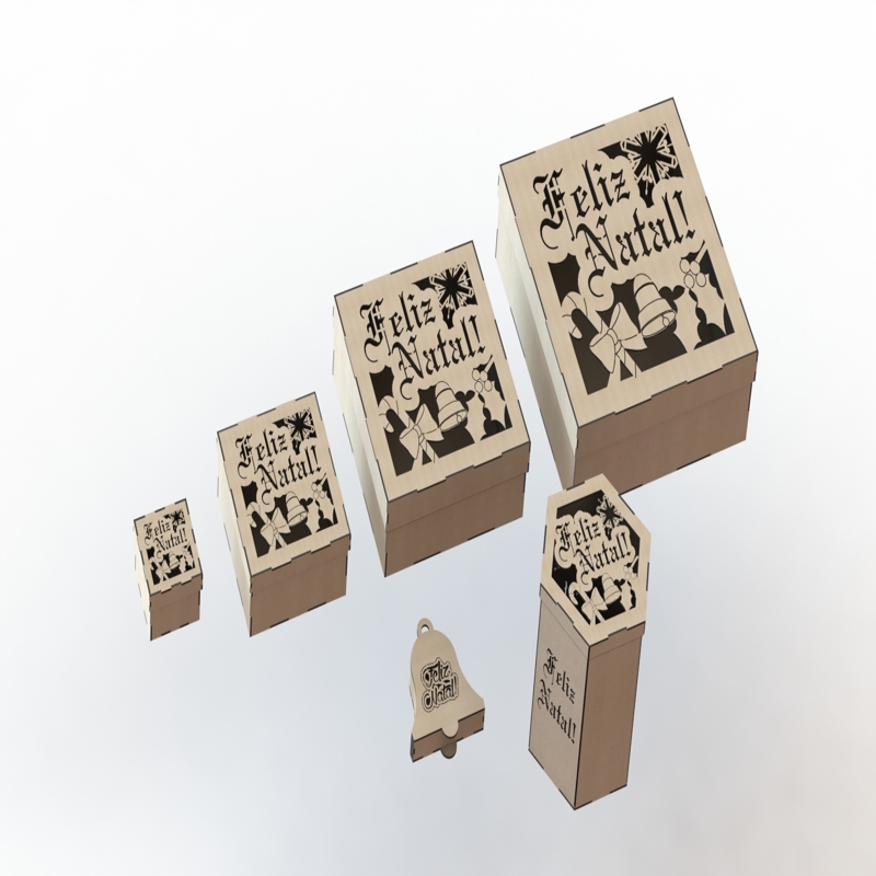 طرح جعبه چوبی مناسب برای استفاده در دستگاه های cnc چوب و cnc لیزر - wooden box template for laser cut cdr file