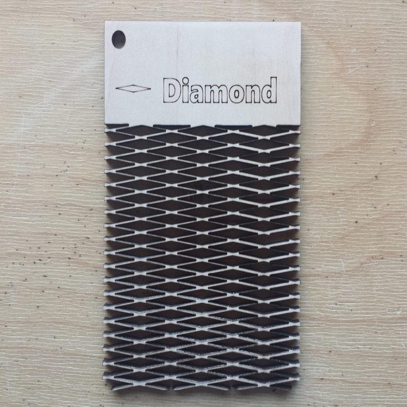 طرح لولایی طرح الماس برای برش لیزر مناسب برای استفاده در دستگاه های cnc چوب و cnc لیزر - diamond pattern living hinge template for laser cut dxf file